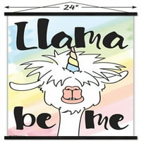 Inspirativna Lama-Zidni plakat s magnetskim okvirom, 22.375 34
