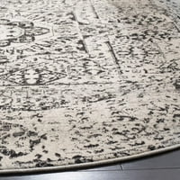 Tradicionalni otrcani tepih od zelene Bjelokosti, 4' 6'