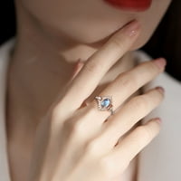 Jubilarni prstenovi Dodaci zvijezde dijamantna godišnjica moje zaruke i moda za dame zlato u vjenčanim obvezama prstenovi s kamenjem