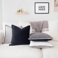 Dekorativne jastučnice jastučnice za jastuke, mekani baršunasti set modernog reverzibilnog dizajna