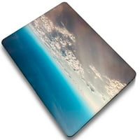 Tvrdi plastično kućište KAISHEK za objavila MacBook Pro 14 XDR Zaslon Touch ID + Crni poklopac tipkovnice Model: A & A Sky Series