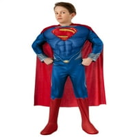 Supermanov luksuzni Dječji kostim za Noć vještica s pozadinskim osvjetljenjem