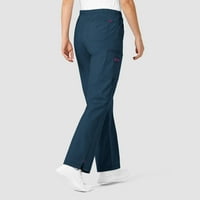 Ženske teretne hlače s Više džepova u boji Kariba uobičajene