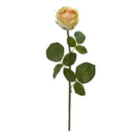 Gotovo prirodnih 18 inča. Umjetni cvijet ruže u spreju, ljubičasta