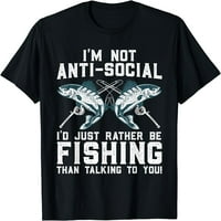 Zabavan dizajn za ribolov za muškarce i žene, majica za ribolov, ljubitelj ribolova