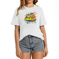 Prepustimo se hip-hopu 80-ih 90-ih s grafitima, modnim grafičkim majicama za žene - majica kratkih rukava i jedinstveni dizajn.