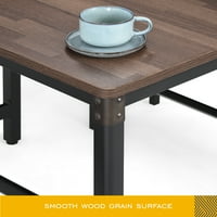 Visoki bar stol s dvije stolice ， 3-komadića drvena visina stola za trčanje set za kuhinjsku blagovaonicu