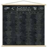 Zidni plakat Game of Thrones-za uspomenu u drvenom magnetskom okviru, 22.375 34