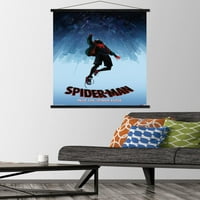 Spider-Man-u Spider-Verse - padajući zidni plakat s drvenim magnetskim okvirom, 22.375 34