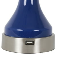 Écor terapija draper stolne svjetiljke s USB priključcima set od 2