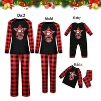 Božićne pidžame za obitelj, obiteljski Božićni pidžama setovi, identični kombinezoni, iste božićne pidžame za obitelj, Pidžame s