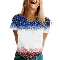 Ženske ljetne majice, cool Ležerne bluze s printom Dana neovisnosti, majice kratkih rukava, Majice za žene